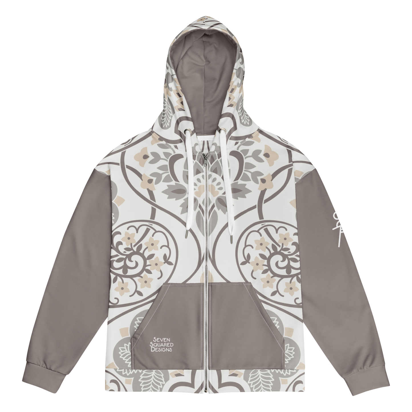 Delicate zip hoodie