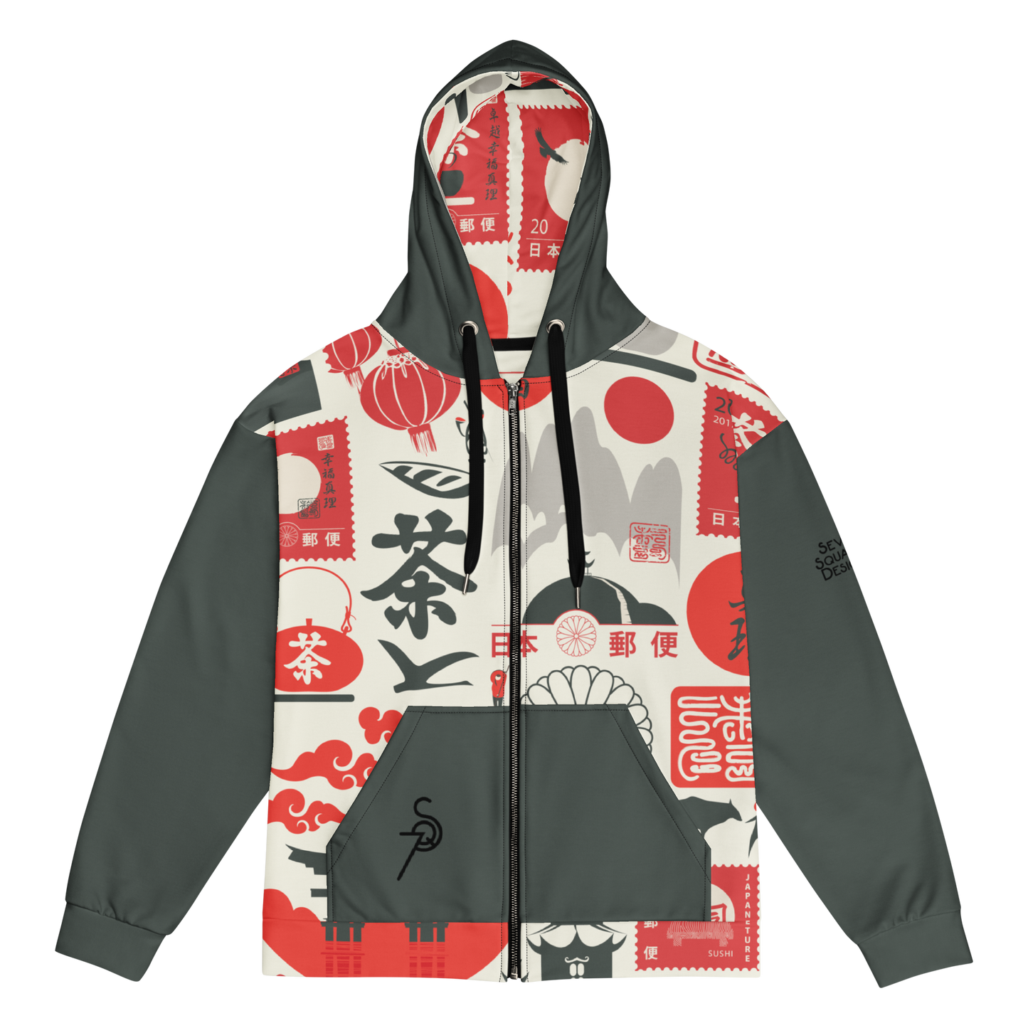 Far East zip hoodie