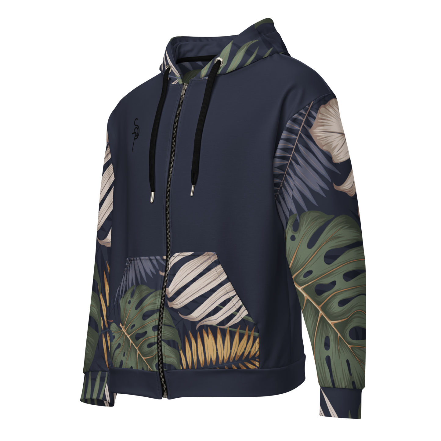 Dark Jungle zip hoodie