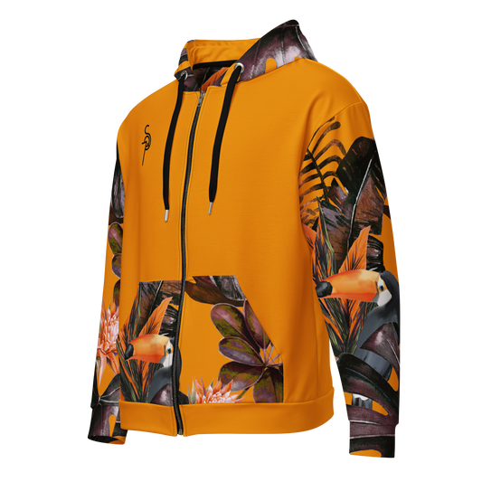 Toucan zip hoodie